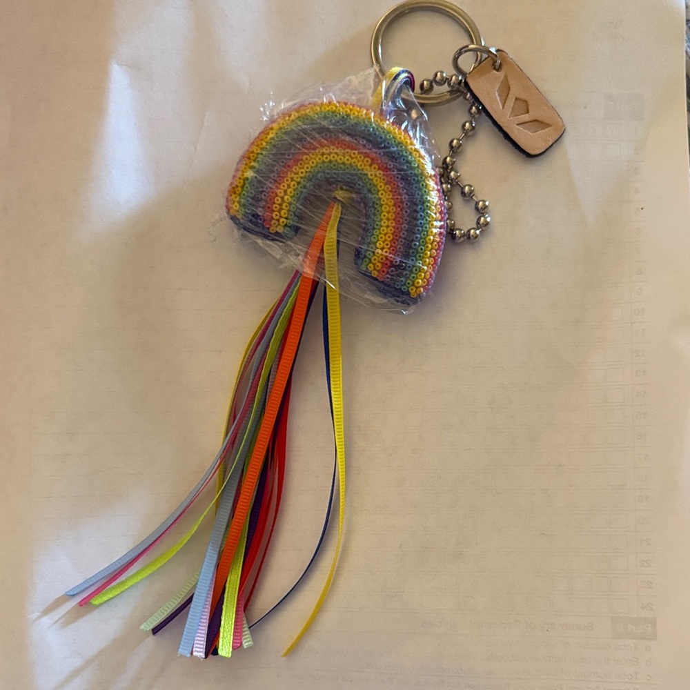 Consuela Multicolor Rainbow Keychain